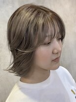ヘアサロン ナヴィ 赤坂(NaVie AKASAKA) くびれボブ＆ベージュカラー