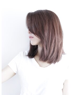 ミュール(miyuru) 【miyuru】前髪長め大人のボブ