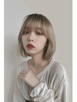 ラナ 新宿(lana)&nbsp;ボブ/ハイトーン/似合わせ/顔周り/【lana hair新宿】
