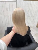 ワク 藤沢店(waku)&nbsp;ブリーチ　ハイトーン　ホワイトベージュ