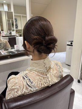 ワークスヘアー(WORKS HAIR) カチモリヘア タイトアレンジ