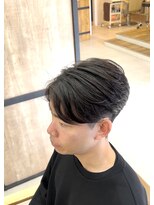 エッジ(EDGE) 大分メンズ毛流れニュアンスフェザーパーマ刈り上げショート