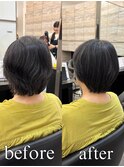 【DRAN梅田店】髪と頭皮のWケアで、艶やかショートに