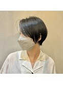 ショートヘアマッシュショート