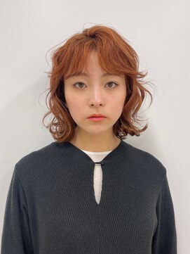 ヴィサージュクオン(VISAGE Quon) オレンジ×WAVE Bob