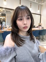 ロンドアベニール 北千住(Lond avenir)&nbsp;くびれヘア/顔周り/韓国/レイヤーカット/黒髪/ロング/前髪北千住