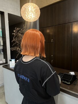 アールトゥーヘアー(art To Hair) オレンジ/ブリーチカラー