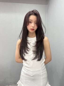 ボタン シブヤ(VOTAN SHIBUYA) オリーブベージュ/レイヤーカット/透明感カラー/韓国ヘア