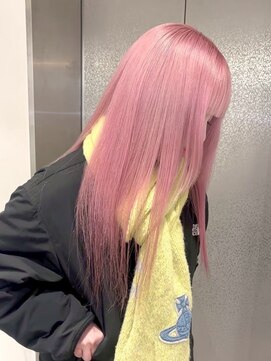 ベレーザ 渋谷神南(Beleza) 16812髪質改善ホワイトピンクブリーチラベンダーピンクロング