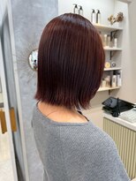 ポジ(poji)&nbsp;ニュアンスパーマ　髪質改善カラー　顔まわり　レイヤー　艶髪