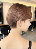 コンパクトショートカット丸みショートくびれショートボブ表参道