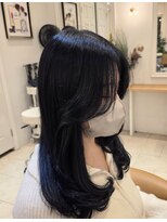 グリッター 泉中央店(GRITTERs)&nbsp;【ブルーブラック】 艶と透明感が映える大人レ イヤー