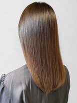 ティアトロアンドリミテバイティアトロ(teatro&limite by teatro) 縮毛矯正 ブラウンベージュ 髪質改善 セミロング 20代