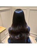 色落ちまで楽しめる暖色カラー