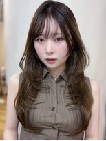 アリスバイアフロート 自由が丘(ALICe by AFLOAT)&nbsp;>>お顔をカバーする似合わせカット◎オリーブベージュで透明感♪
