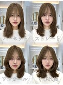 朝3分で簡単かわいい◎韓国ミディアムレイヤー