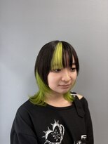 ミーツ 牧港店(mits)&nbsp;☆ネオンカラー×マッシュレイヤー☆