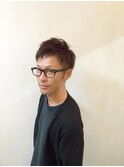 mens大人のモテstyle☆ブラウンアッッシュ+みせ2ブロ