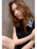 ミラバイグリーン(Mira by green)&nbsp;relaxing perm×warm brown long#09