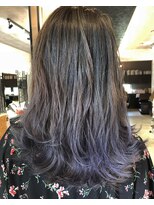 ブレイブ ヘアデザイン(BRaeVE hair design) シルバッシュ＆グラデーションカラー