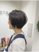 重さと軽さがポイントショート