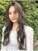 韓国人風カット×透明感カラー×グレージュ
