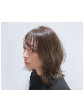 ヘアメイク マルナ 大通店(HAIR MAKE MALUNA) 【MALUNA カラーリスト神】大人ハイライト伸ばしかけミディー