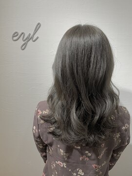 エイル 西梅田(eyl) ラフウェーブ × ニュアンスオリーブグレージュ★