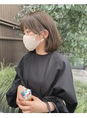 透明感髪質改善ベージュダブルカラーミルクティーグレージュ