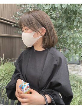 ローレンジウ(LOREN JU) 透明感髪質改善ベージュダブルカラーミルクティーグレージュ