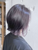 リッカ(RICCA)&nbsp;【大人インナーカラー】ラベンダーグレージュ×くすみラベンダー