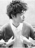 #韓国マッシュ#メンズパーマ#ニュアンスマッシュ#センターパート
