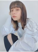 小顔ウルフインナーカラーレイヤーボブ20代30代40代