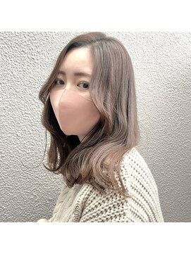 エストアール フクオカ 福岡博多店(est-r. Fukuoka) 韓国風ミディアム×グレージュ