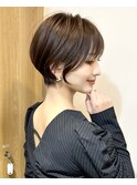 イメチェン/外ハネボブ/ワイドバング/ブルーブラック/美髪