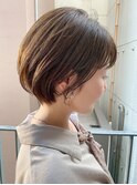 【VIE/つばさ】カットが上手い◎大人可愛い丸みショート 50