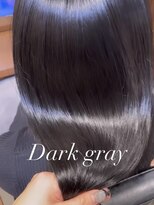 シェノン サントル(CHAINON CENTRE)&nbsp;グレージュカラー/シルキーベージュ/斜めバング[梅田/大阪]