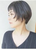 【morio原宿】マッシュショート×オン眉