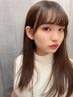 カット＋前髪ストレートor前髪縮毛矯正　顔周りも追加◎     (土日祝￥7480）
