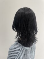 ハイブ 金沢(Hive)&nbsp;10代20代ウルフカット透明感グレーブラック