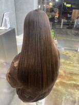 ベロ(BELO) 酸性縮毛矯正×オリーブブラウン