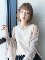 ケアリー 大日(Carelly)&nbsp;デザインカラー/レイヤーカット/ウェットヘア/アッシュベージュ