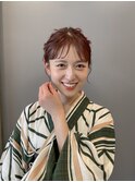 ふわふわお団子アレンジ