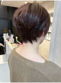 福山市美容師求人スタッフ募集中美シルエットショートヘア小顔