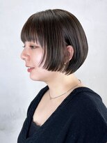 アイティー バイ アルバム 浦和店(IT by ALBUM)&nbsp;ワンレン小顔くすみベージュオリーブカラー_ba530021