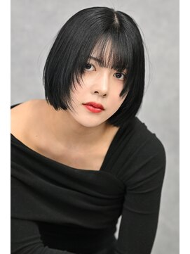 クリーブ 池袋(creeb) レイヤーボブ、切りっぱなしボブ、池袋