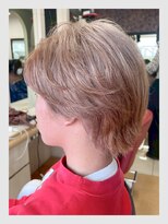 クリアオム 春日部(CLEAR homme)&nbsp;メンズ おしゃれな大人のハイトーンカラー ミルクティアッシュ