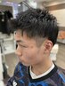 【オススメ】メンズカット+シャンプー+眉カット<理容室>