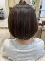 アッシュ 仙川店(Ash)&nbsp;30代40代50代ナチュラルボブダークブラウンボブ大人ショートボブ
