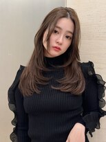 アンジェリカラボ 梅田店(ANGELICA LABO)&nbsp;トレンドレイヤー×ワンカール×韓国ヘア×可愛い顔まわり〔川又